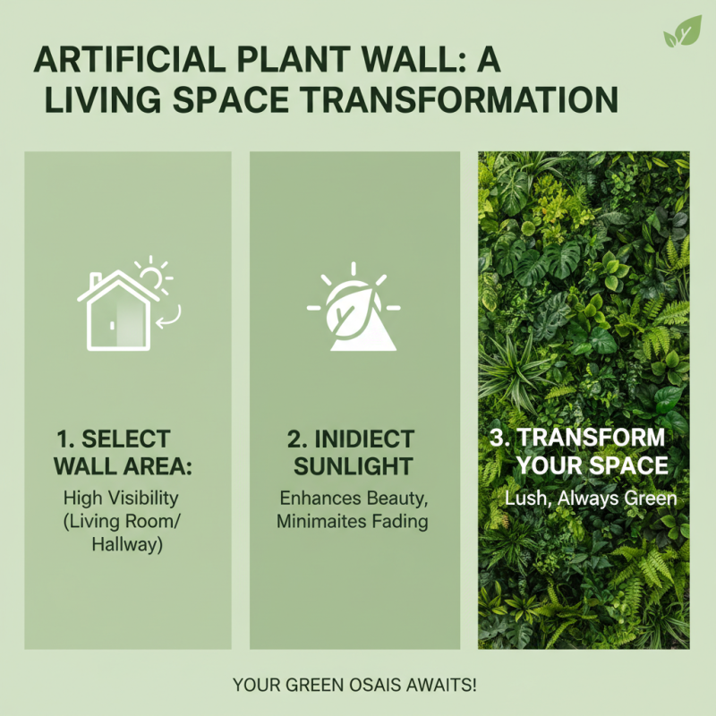 How to Create a Stunning Artificial Plant Wall for Your Home Decor?
