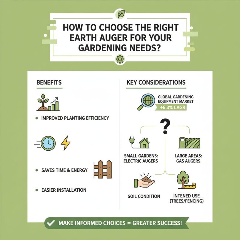How to Choose the Right Earth Auger for Your Gardening Needs?