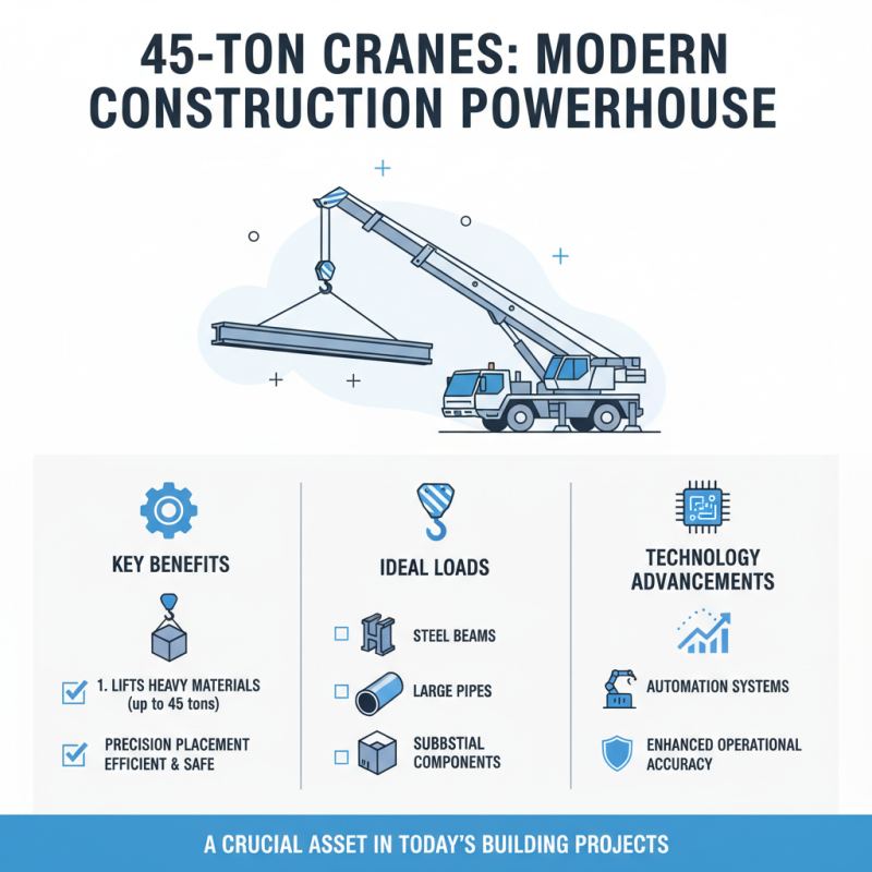 What is a 45 Ton Crane and How is it Used in Construction?