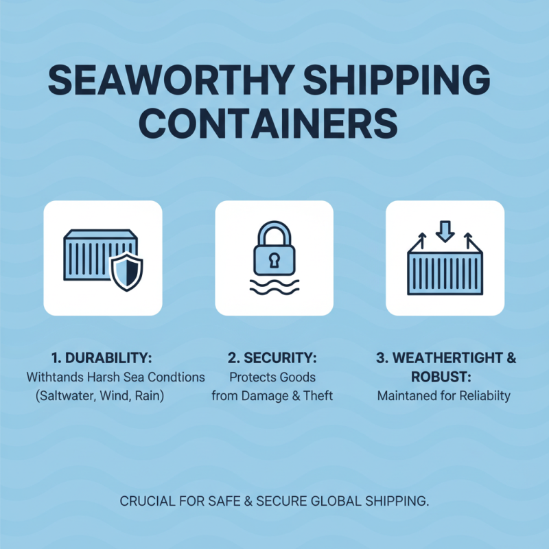 2026 Top Types of Seaworthy Container for Shipping Efficiency?