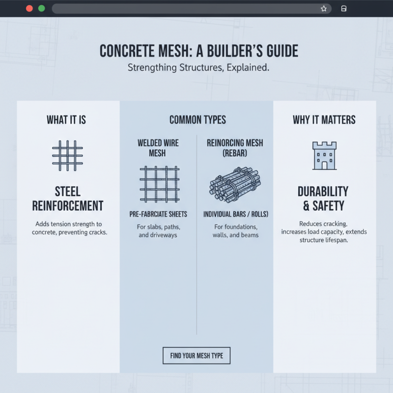 Best Concrete Mesh Types for Your Construction Needs?