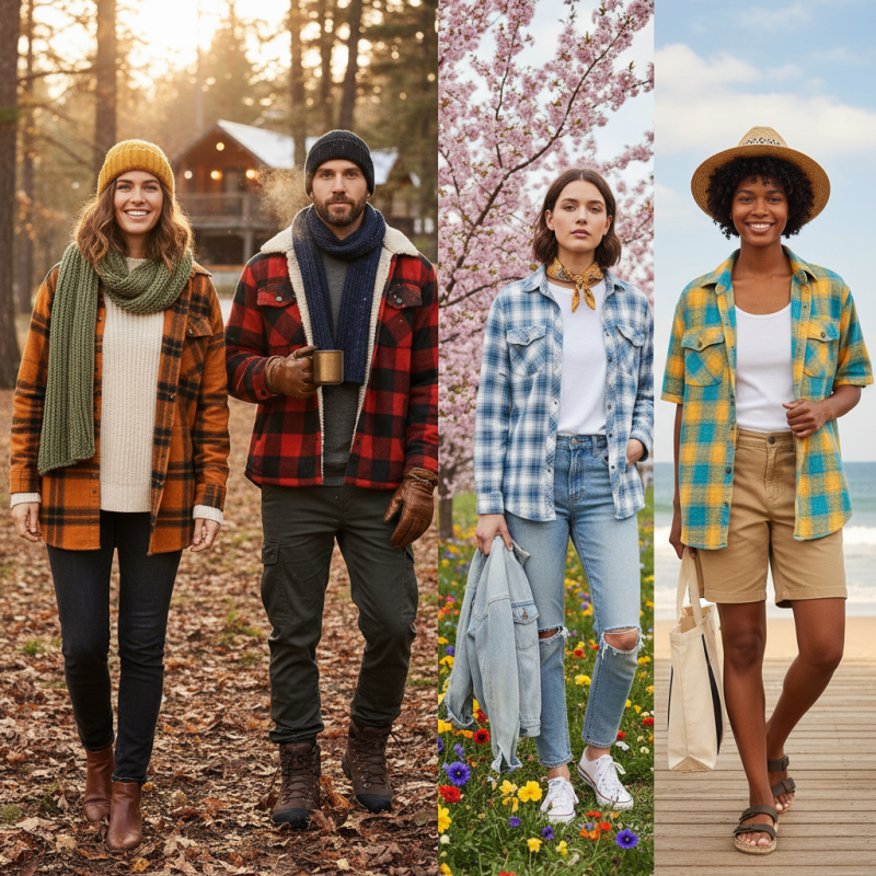 How to Style Flannel Clothing for Every Season