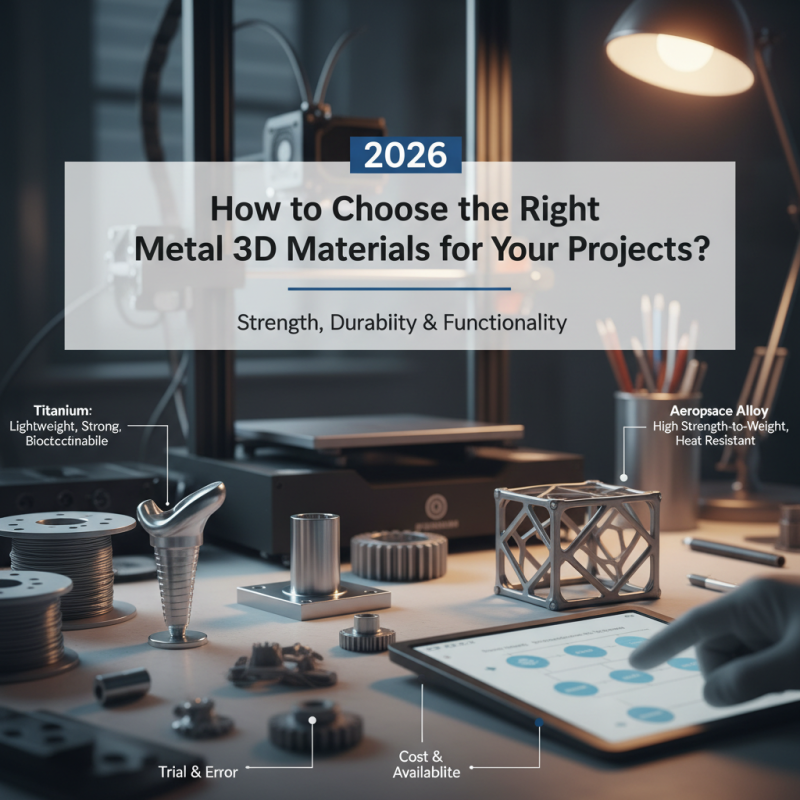 2026 How to Choose the Right Metal 3D Printing Materials for Your Projects?