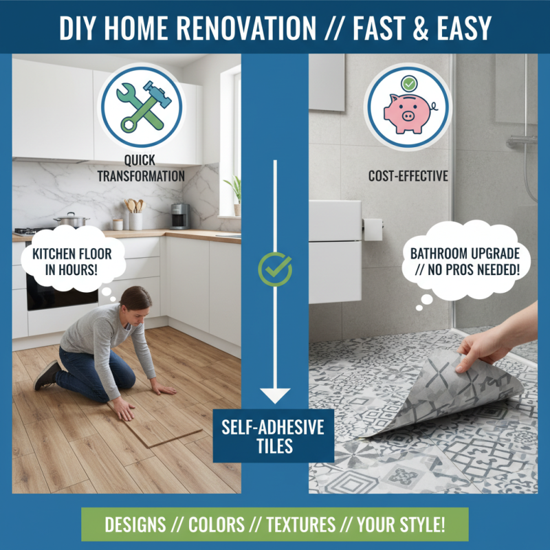 Top Benefits of Using Self Adhesive Tiles in Home Renovation?