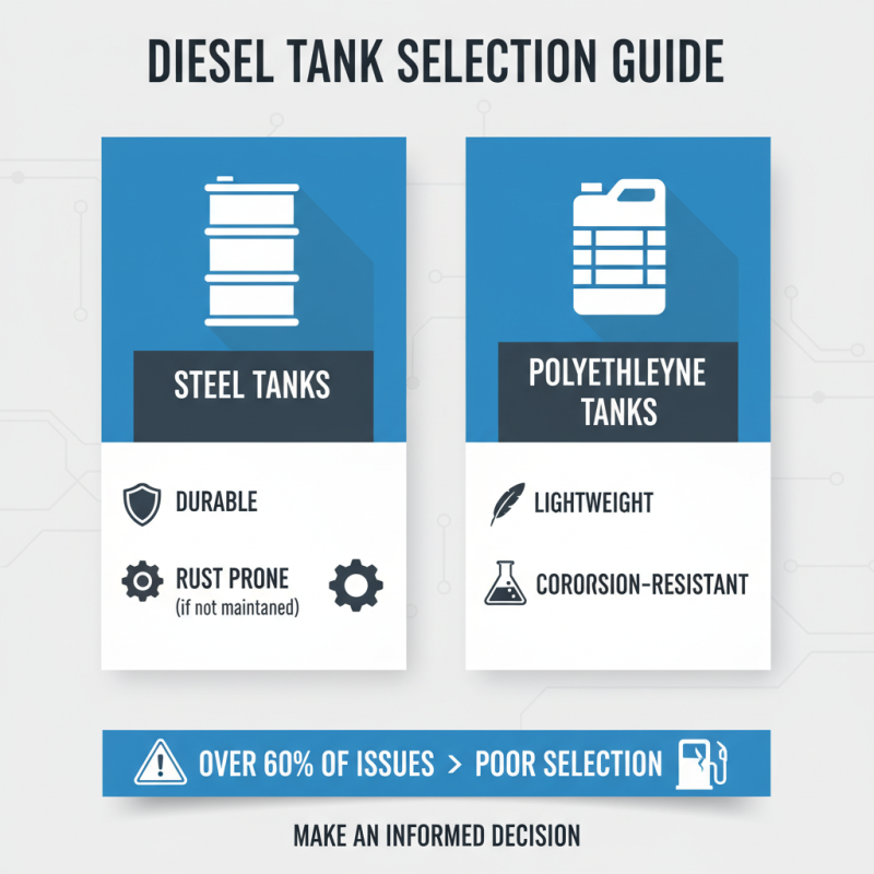 How to Choose the Right Diesel Tank for Your Needs?