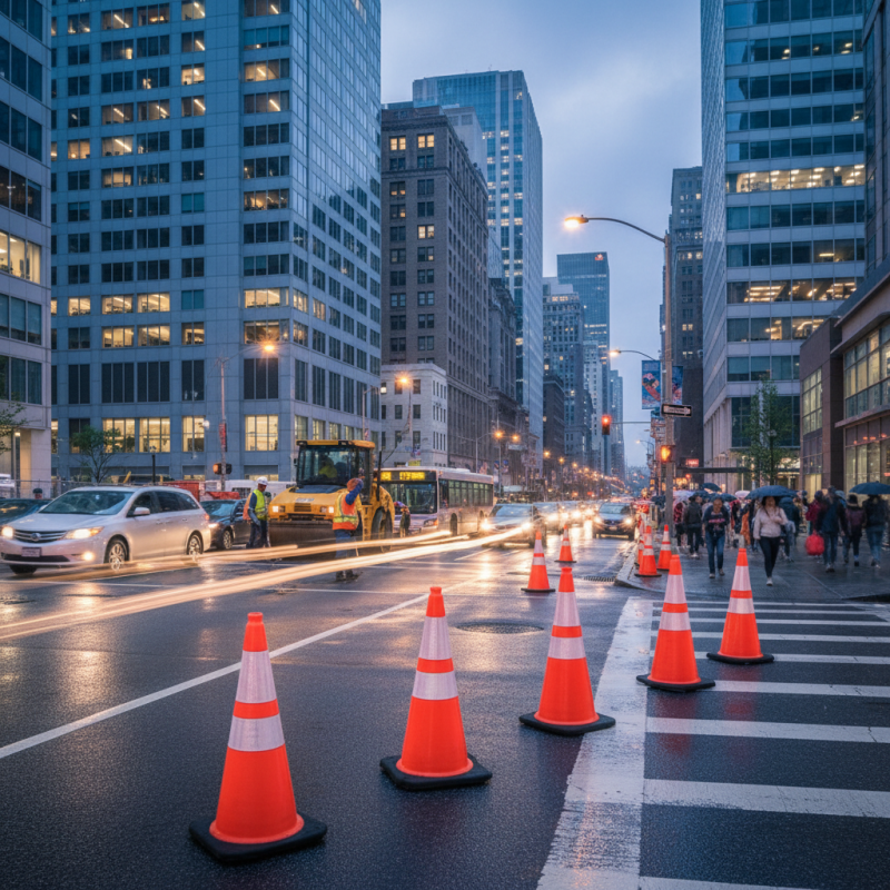 What is the Purpose of Street Cones in Urban Environments?