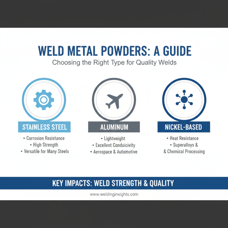 How to Choose the Right Weld Metal Powder for Your Projects?