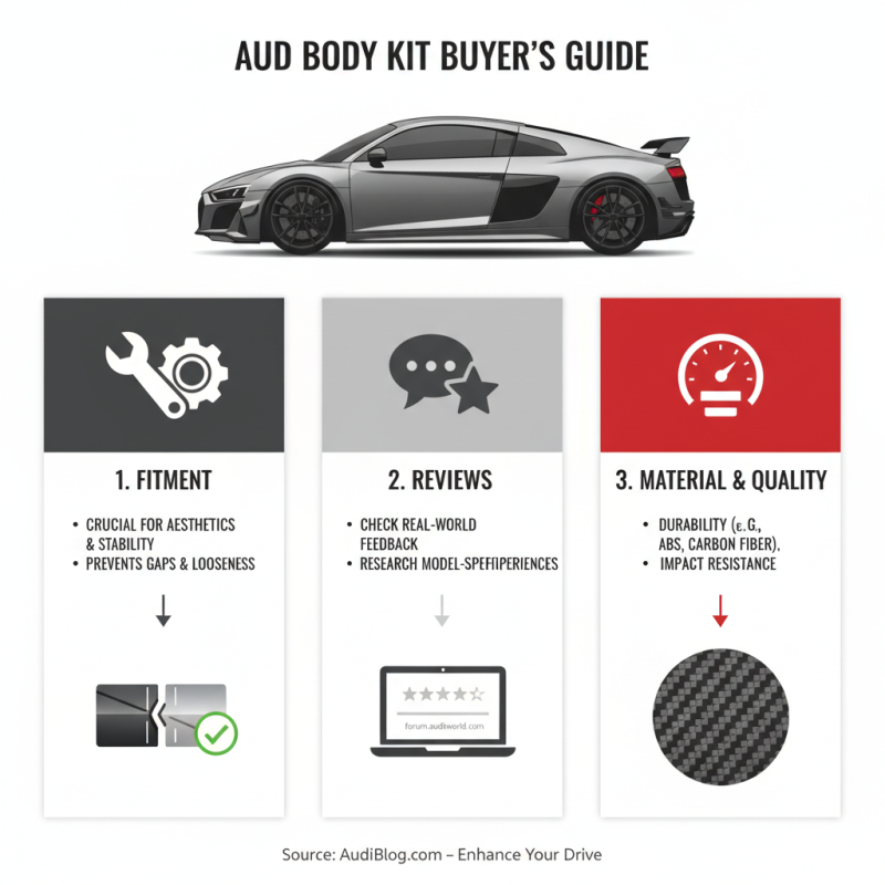 How to Choose the Best Audi Body Kit for Your Car?