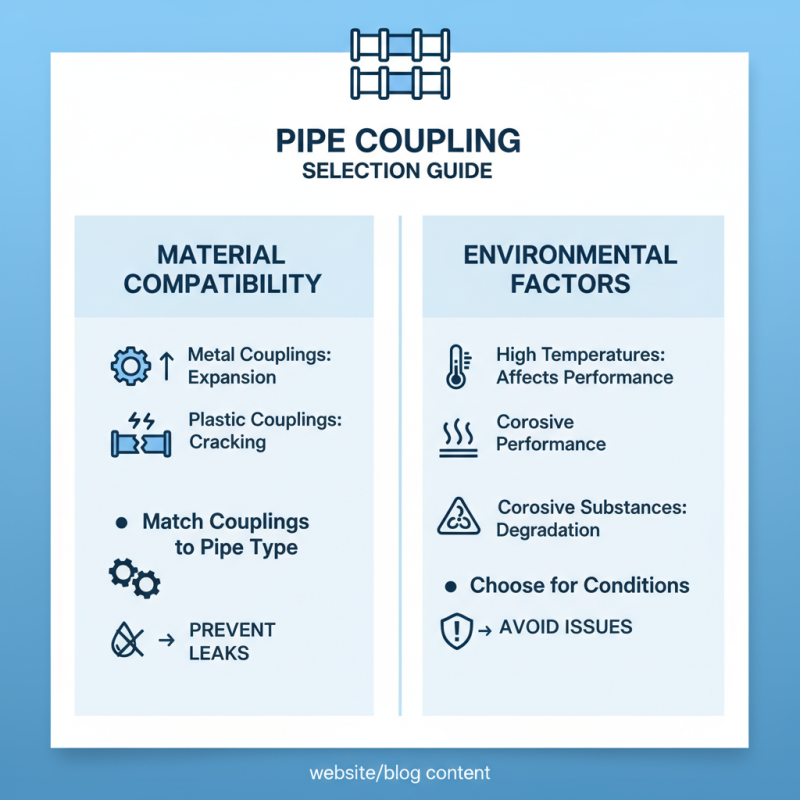How to Choose the Right Pipe Couplings for Your Project?