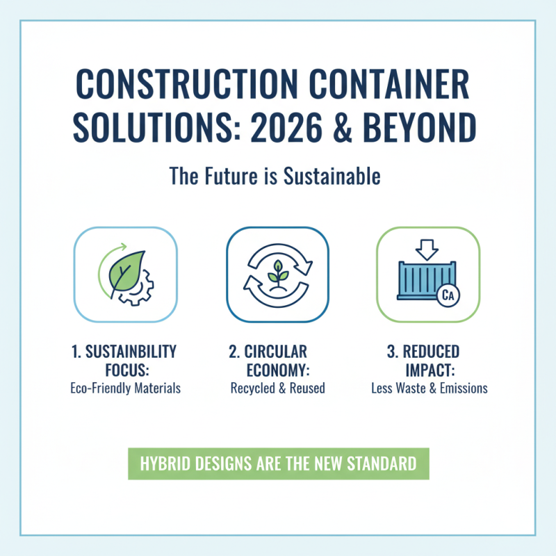2026 Best Construction Container Options for Your Projects?