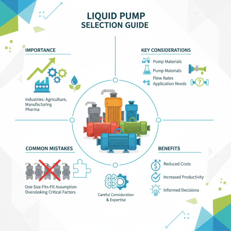 How to Choose the Right Liquid Pump for Your Needs?