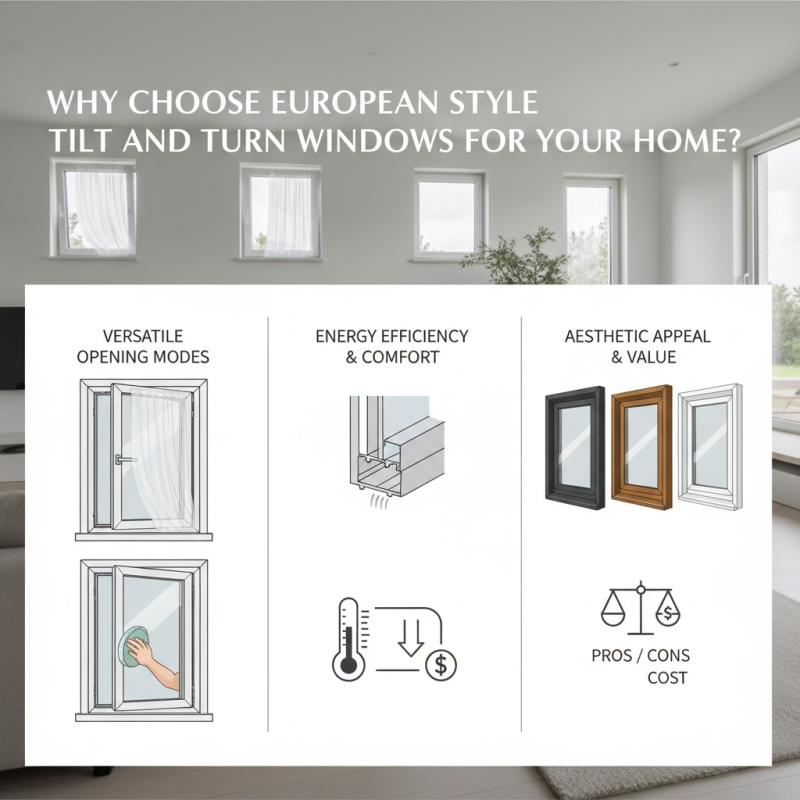 Why Choose European Style Tilt and Turn Windows for Your Home?