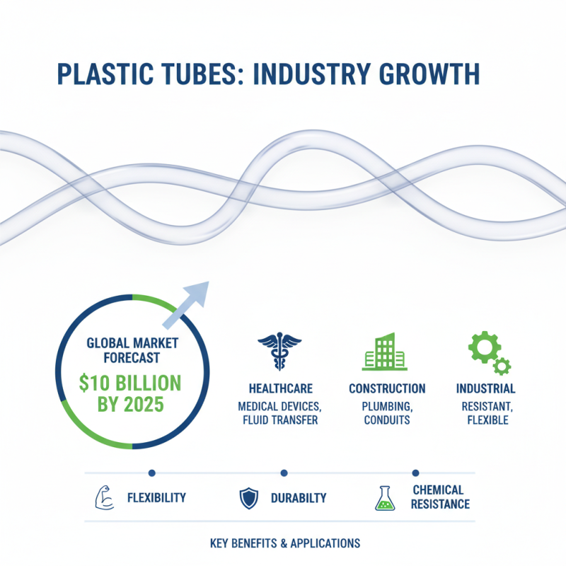 What is a plastic tube and its common uses?
