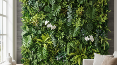 How to Create a Stunning Artificial Plant Wall for Your Home Decor?