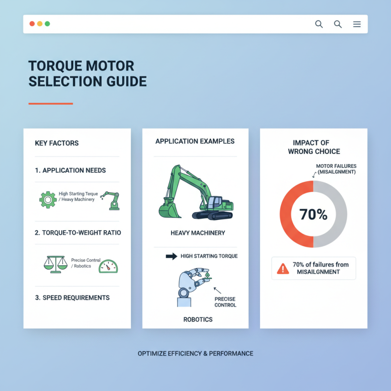 How to Choose the Right Torque Motors for Your Applications?