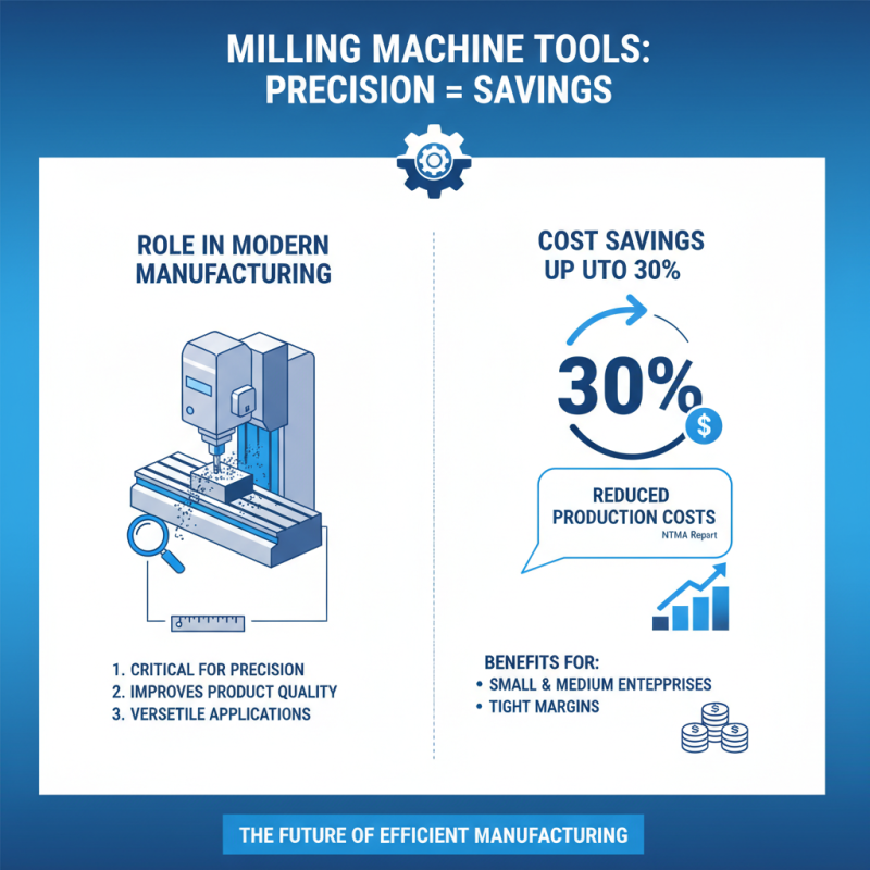 Why Are Milling Machine Tools Essential for Modern Manufacturing?
