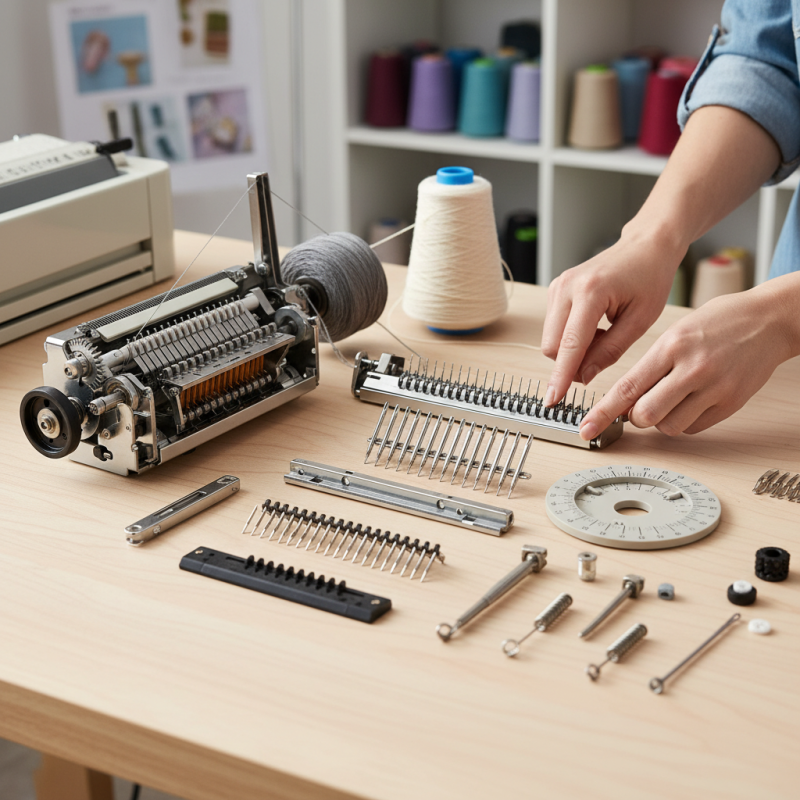 How to Identify Different Knitting Machine Parts for Beginners?