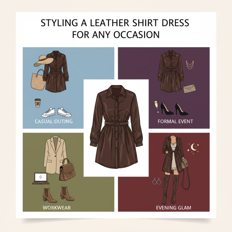 How to Style a Leather Shirt Dress for Any Occasion?
