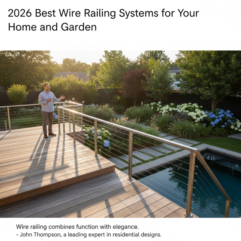 2026 Best Wire Railing Systems for Your Home and Garden?