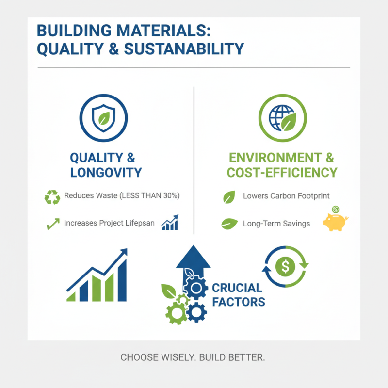 2026 How to Choose the Best Building Materials Tools for Your Project?