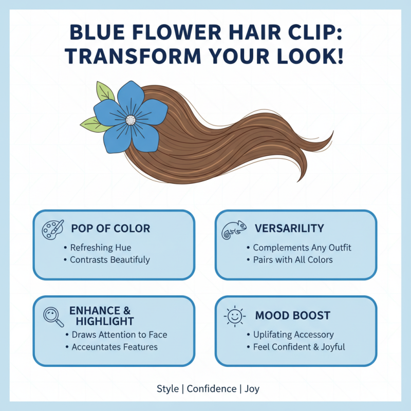 Why Choose a Blue Flower Hair Clip for Your Next Outfit?