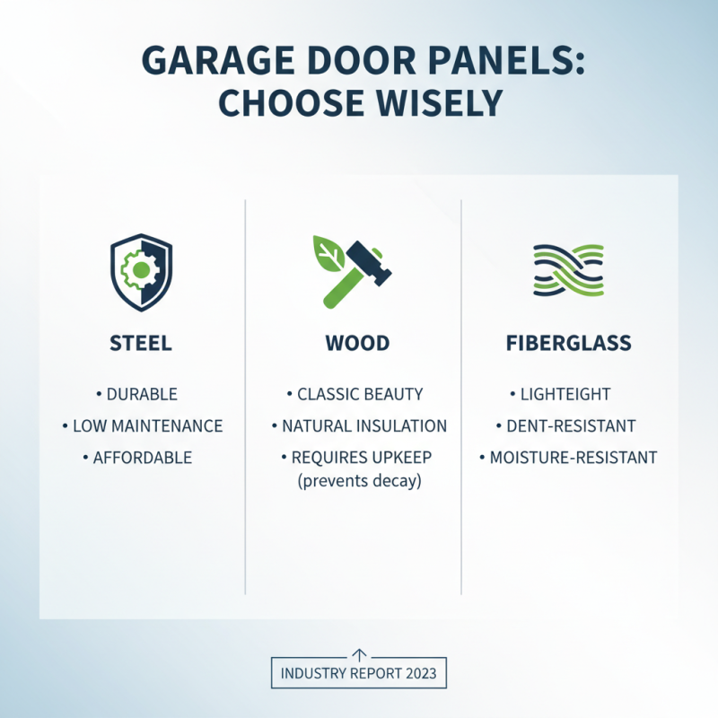 How to Choose the Right Garage Door Panel for Your Home?