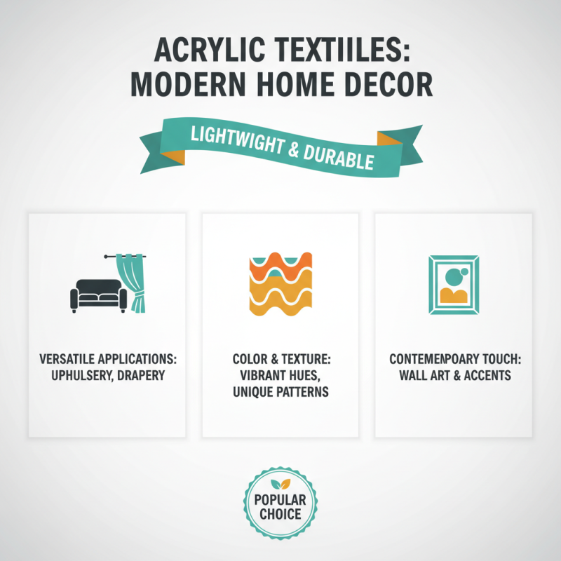 How to Use Acrylic Textile in Fashion and Home Decor?