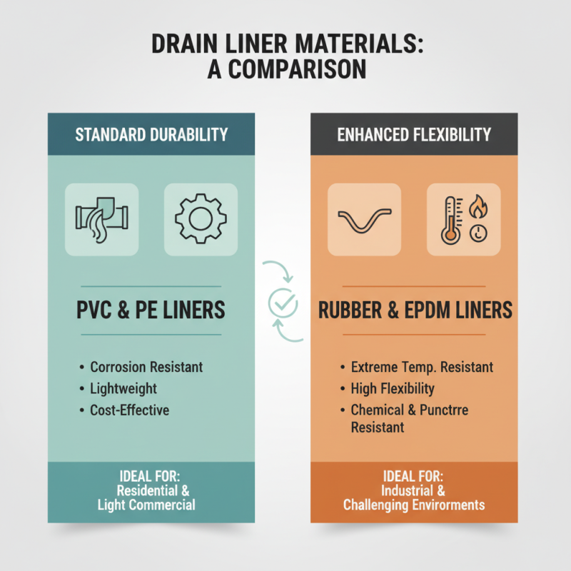 Best Drain Liner Material for 2026 What to Know?