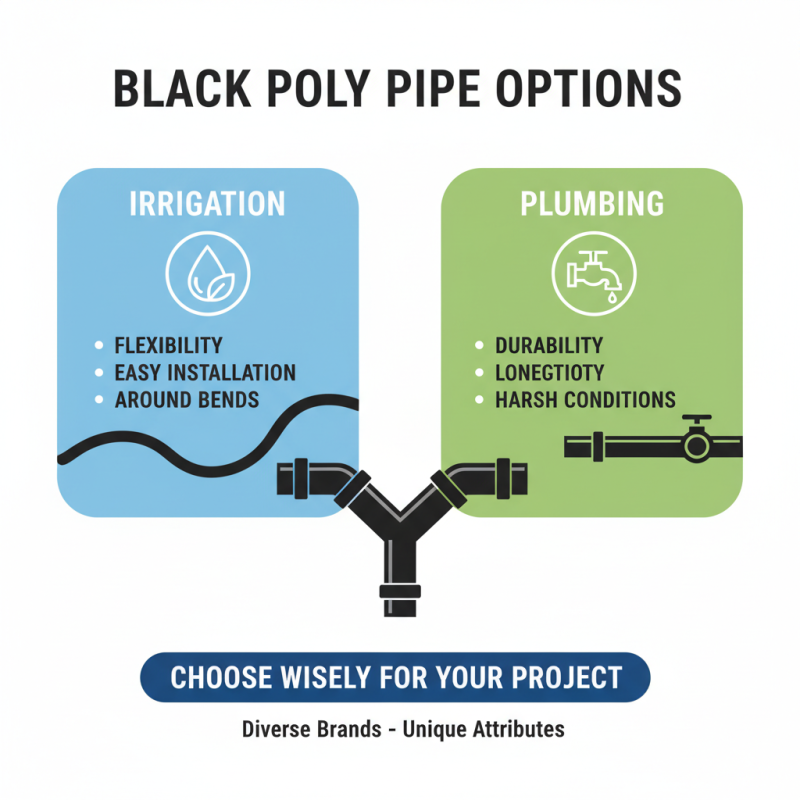 2026 Best Black Poly Pipe Options for Irrigation and Plumbing Solutions?