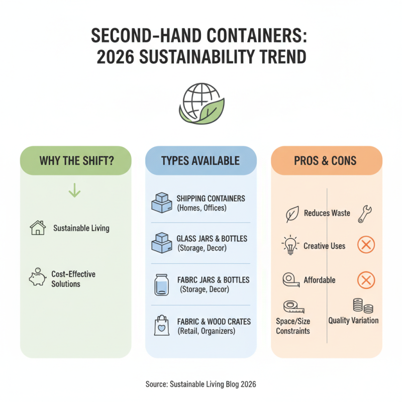 2026 Best Second Hand Containers for Sustainable Living Choices?