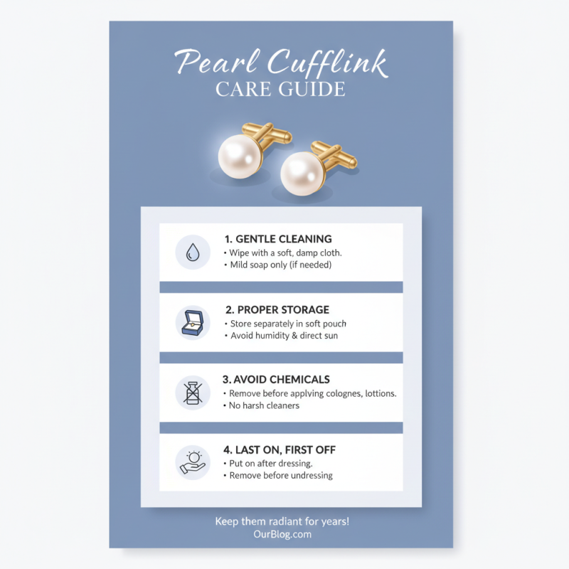 How to Choose the Perfect Pearl Cufflinks for Any Occasion?