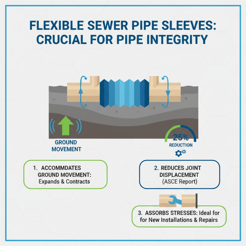 What is a sewer pipe sleeve and how does it work?