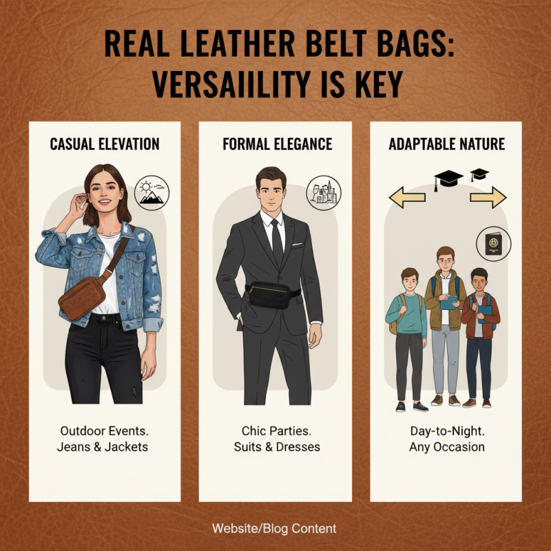 Why Choose a Real Leather Belt Bag for Your Style?