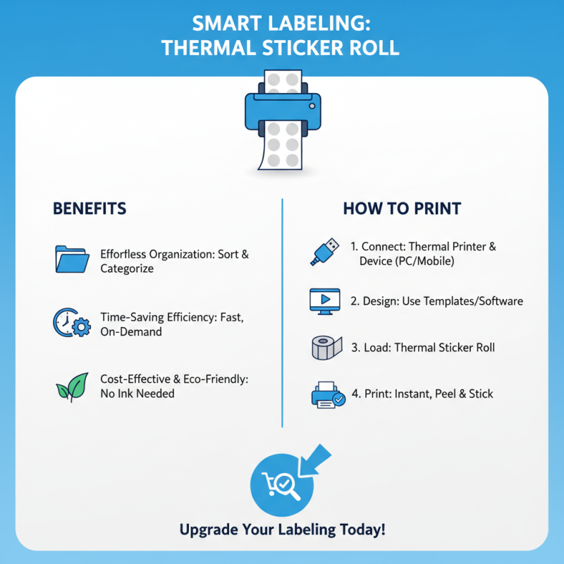How to Use Thermal Sticker Roll for Efficient Labeling and Organization?
