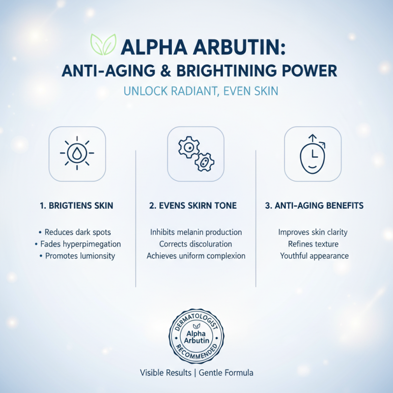 Top Benefits of Alpha Arbutin Powder for Skincare Routine?