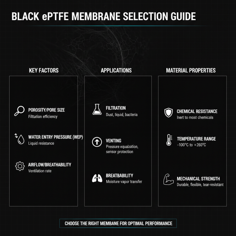 How to Choose Black Eptfe Membrane for Your Projects?