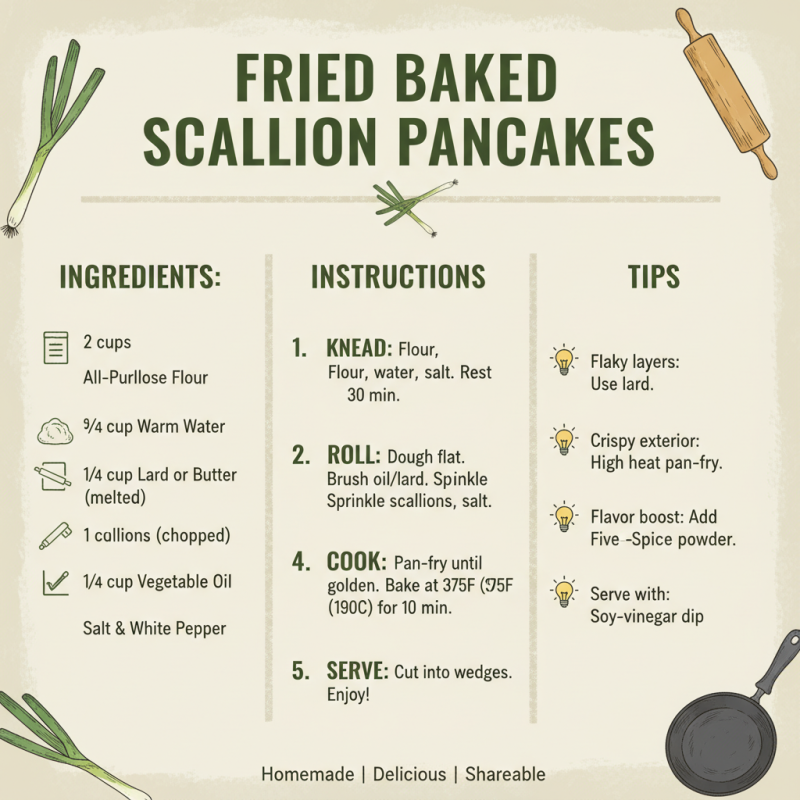 What is Fried Baked Scallion Pancake and How to Make It?