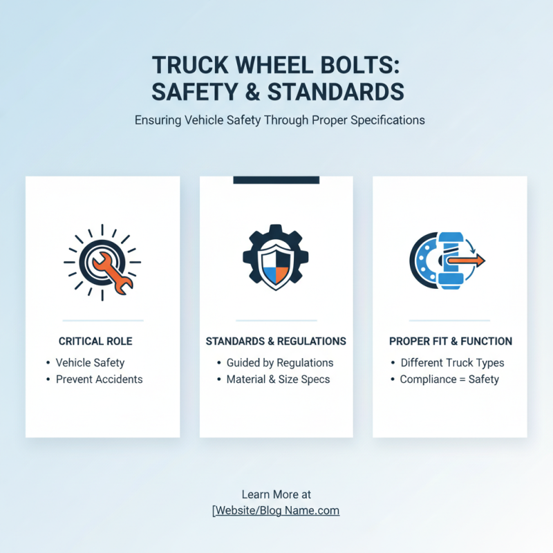 Why is the Truck Wheel Bolt Essential for Vehicle Safety?