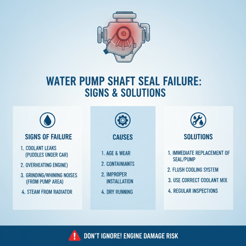 Why is a Water Pump Shaft Seal Important for Engine Performance?
