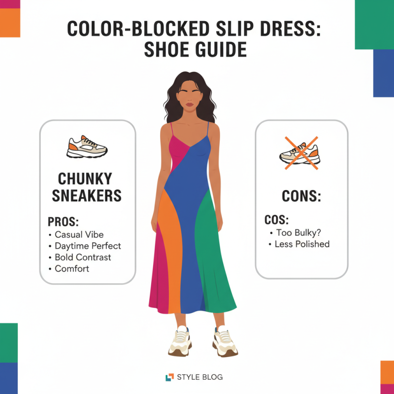 How to Style a Color Block Slip Dress for Every Occasion?
