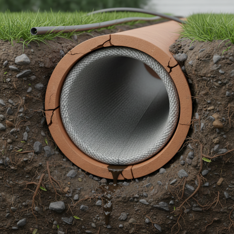 What is a sewer pipe sleeve and how does it work?