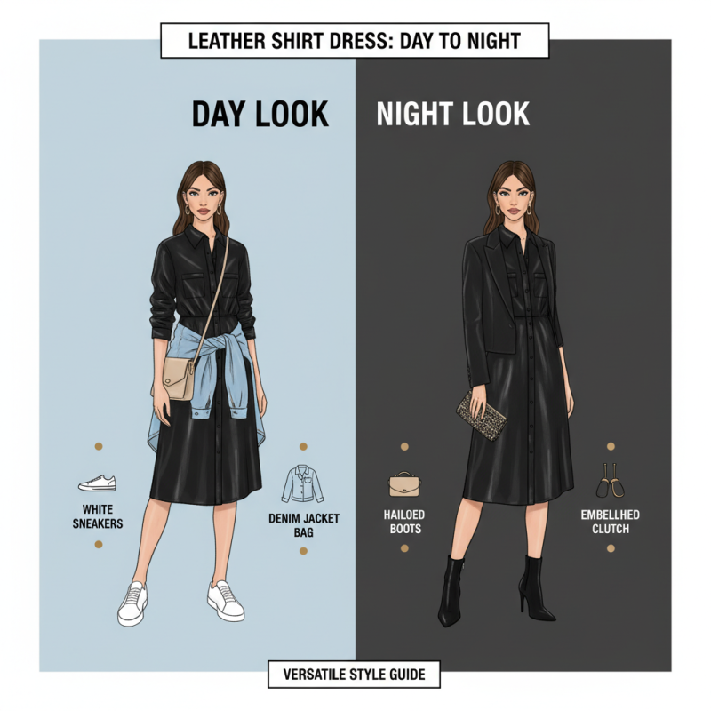 How to Style a Leather Shirt Dress for Any Occasion?