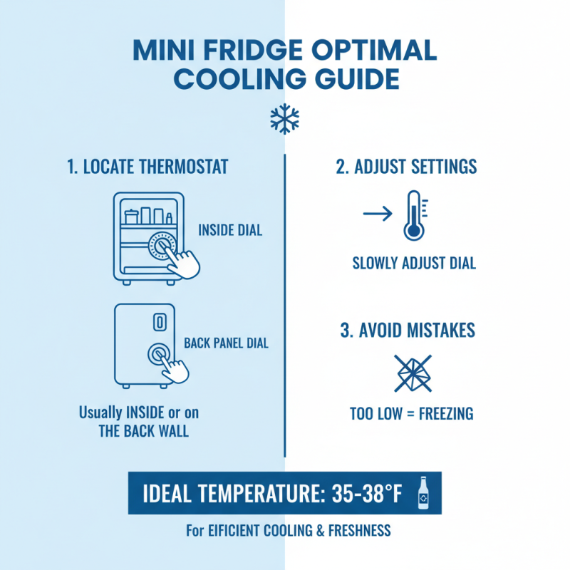 How to Set Your Mini Fridge Thermostat for Optimal Cooling?