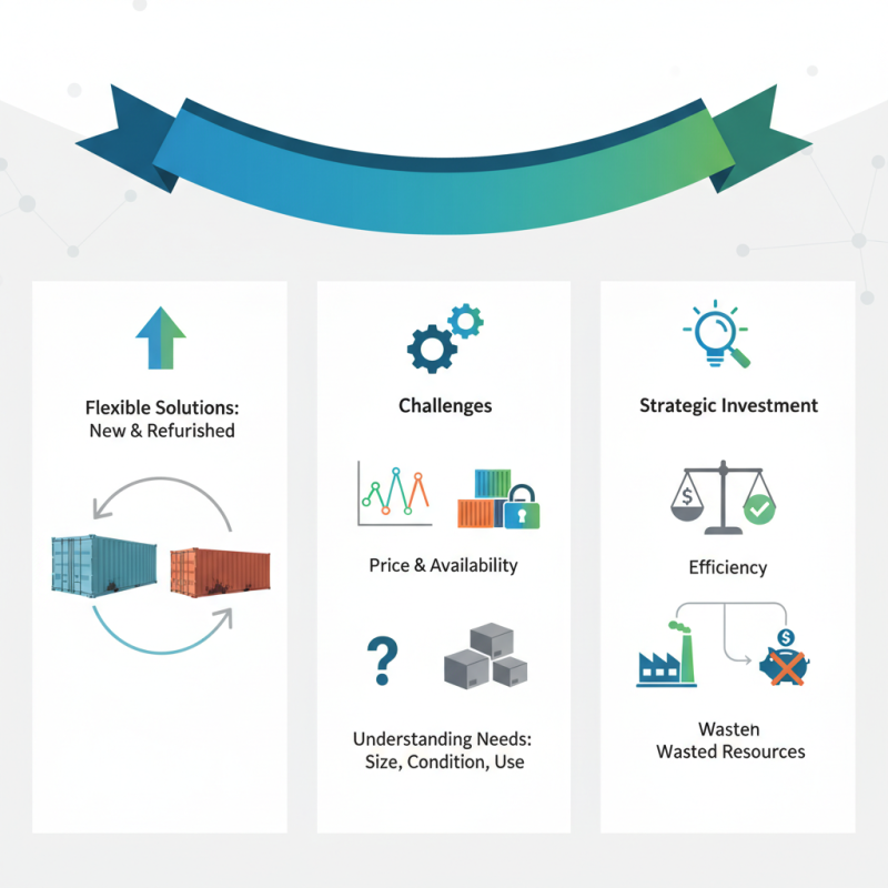 2026 Top Trends in Purchasing Shipping Containers for Your Business