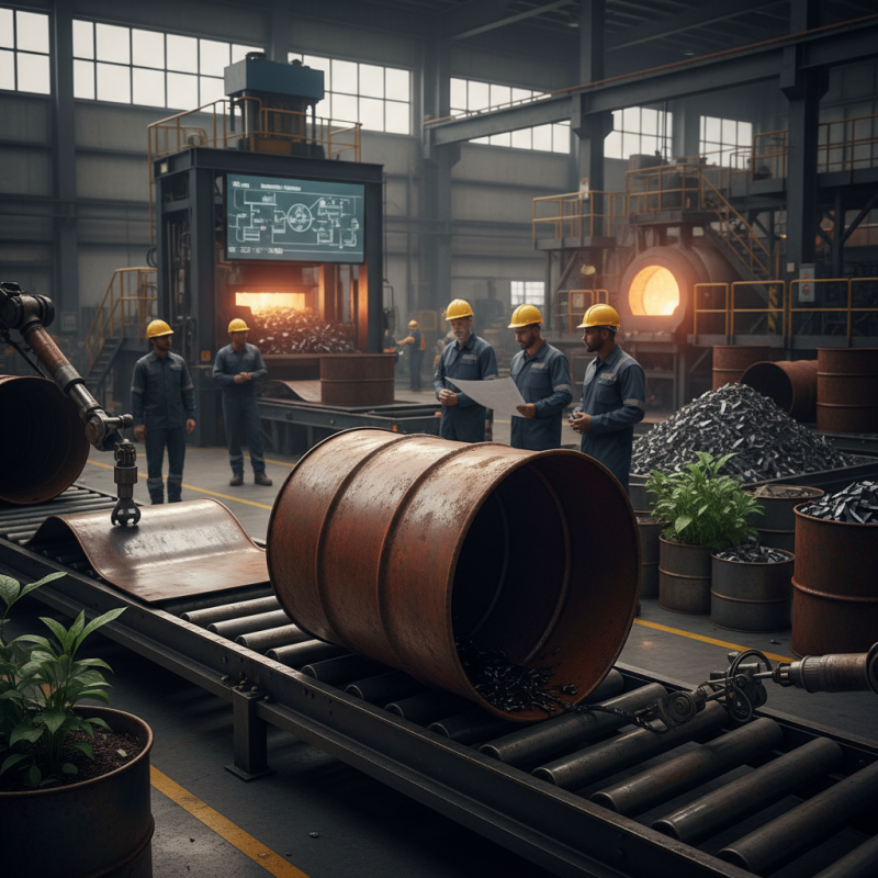 How to Recycle an Empty Iron Drum Efficiently?