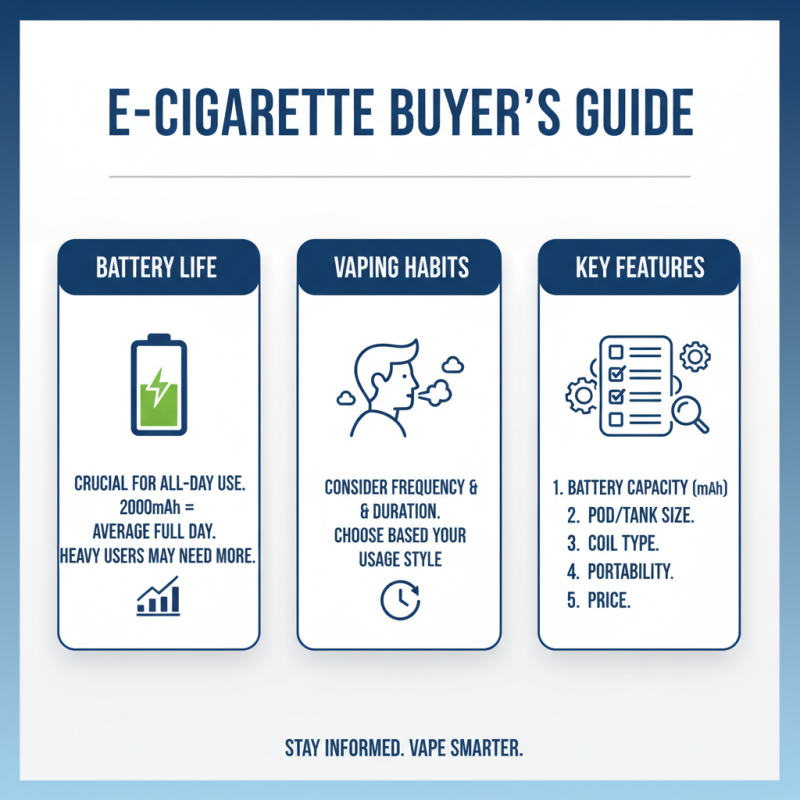 2026 How to Choose the Best E Cigarette for Your Needs?