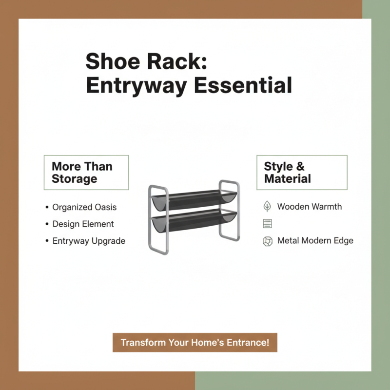Why You Need a Shoe Rack for Your Home Organization?