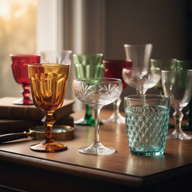 What is the Appeal of Vintage Drinking Glasses?
