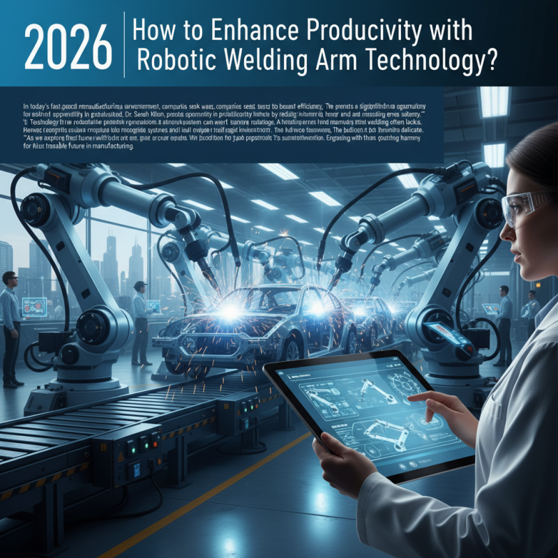 2026 How to Enhance Productivity with Robotic Welding Arm Technology?
