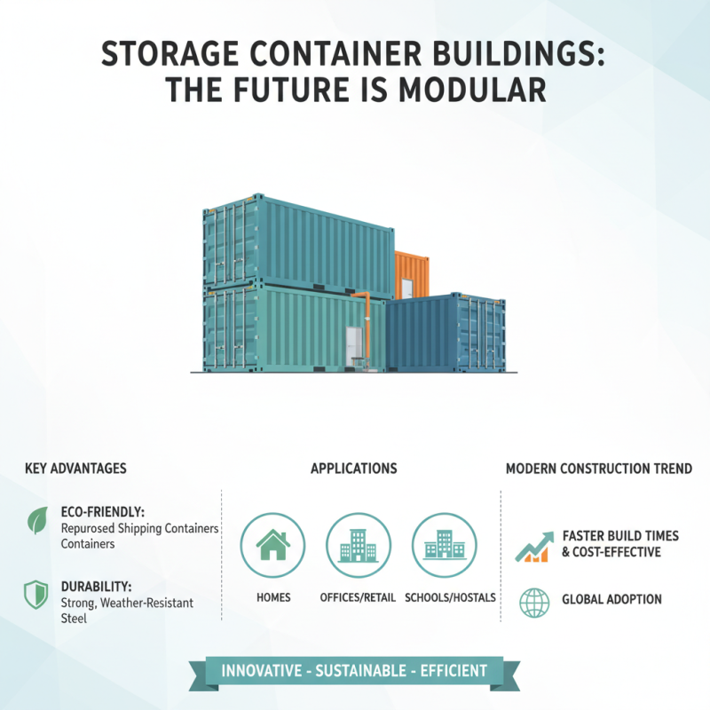 2026 Best Storage Container Buildings for Innovative Construction Solutions?